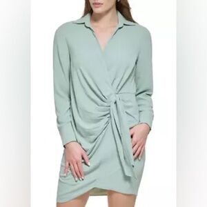 Calvin Klein faux wrap dress, M
